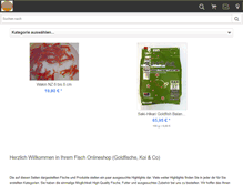 Tablet Screenshot of myfishshop.de